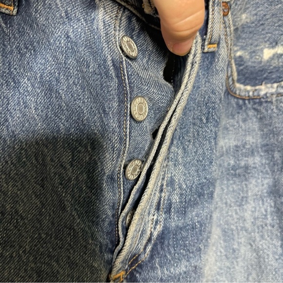 AGOLDE Riley High Rise Straight Crop Jeans sz 27 - Picture 10 of 11